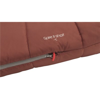 Rip-stop material and YKK zipper provide a durable sleeping bag.