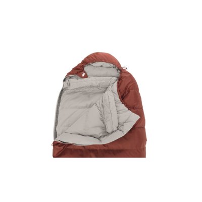 Robens Spur 750 has a soft brushed inside that makes the sleeping bag comfortable to sleep in.