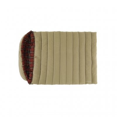 Robens Basecamp Double Sleeping Bag with a lining in 100% cotton and in a stylish, timeless design