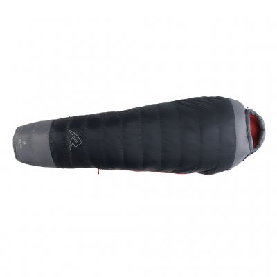 Winter sleeping bag that can handle really cold nights. The down sleeping bag has a small pack size and is very warm.
