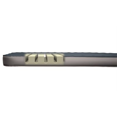 Sleeping mat with heat-regulating foam construction for optimum comfort all year round