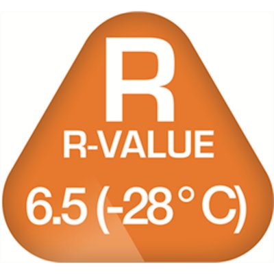 R-Value: 6.5 ( -28 °C)