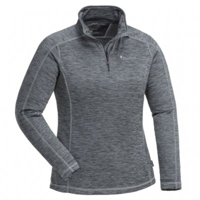 Pinewood Abisko Midlayer Halfzip Women Dark Grey- useful soft and durable fleece.