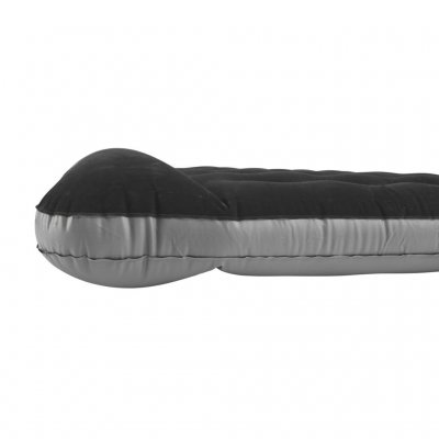 Built-in pillow along the entire short side