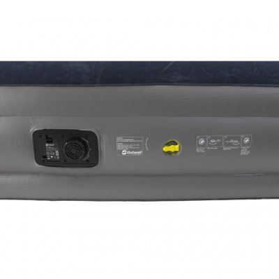The air mattress has a built-in electric pump with very easy handling
