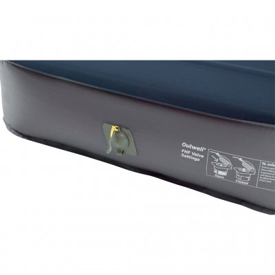 Outwell Flat High-Flow valves improve airflow and fill the mattress quickly