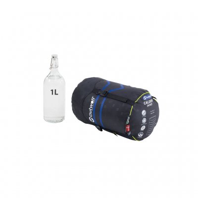 Compression bag makes it easy to pack the quilt into a small pack size