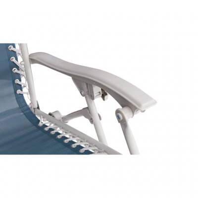 The armrests glide easily and you lock the seat position via them.