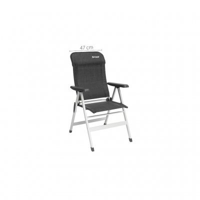 Ontario is a camping chair with good seating width.