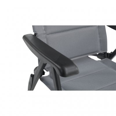 Easily adjustable backrest.