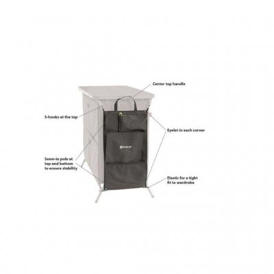Storage pocket that fits your Aruba or Domingo cabinet.