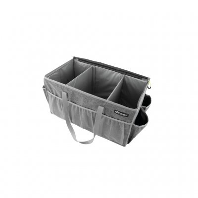 Removable separators secured with Velcro.