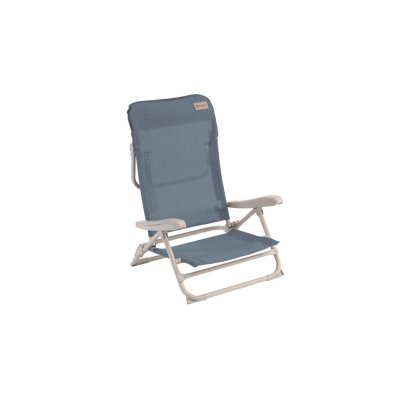 Outwell Seaford Ocean Blue Beach Chair with adjustable back support