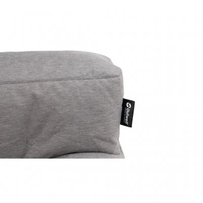 Removable cover in comfortable polyester.