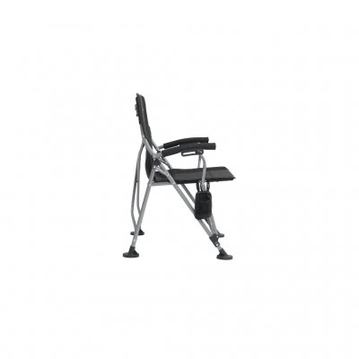 Outwell Campo camping chair viewed from the side.