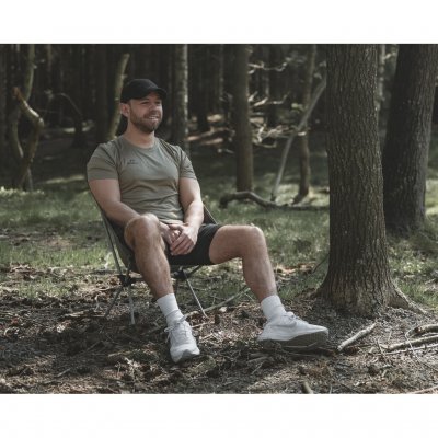 A comfortable chair that is lightweight and easy to bring along anywhere.