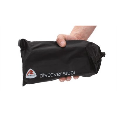 Stool for hiking is light and easy to pack.