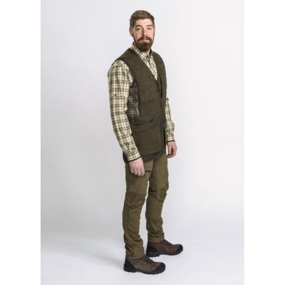 Pinewood Finnveden Hybrid outdoor trousers olive from the side