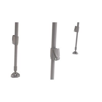 The table have adjustable legs for uneven surfaces