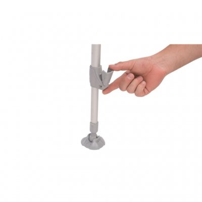 The table have adjustable legs for uneven surfaces