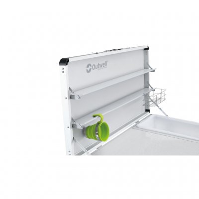 The inside of the lid provides the opportunity to store spices and other goodies that can be good to have while cooking