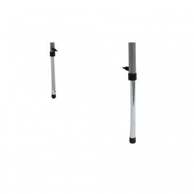 Frame and legs made of steel with adjustable legs that ensure the table stands stable even on uneven surfaces.