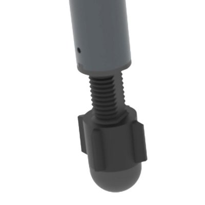 With an integrated leg leveller, it stays stable and level on any surface.