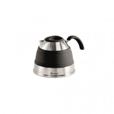Folding coffee pot 1.5 liter that takes up very little space among camping equipment