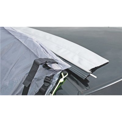 Easy sliding onto tent