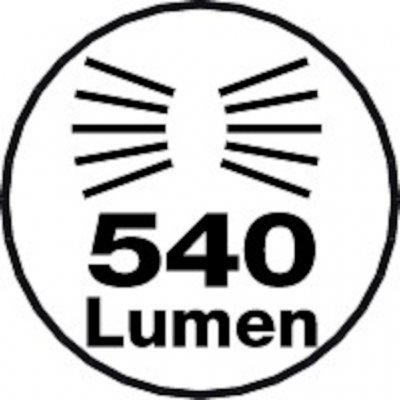 Powerful tent lamp with a brightness of 540 Lumens