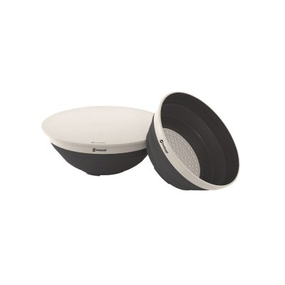 Bowl and colander perfect for camping life.