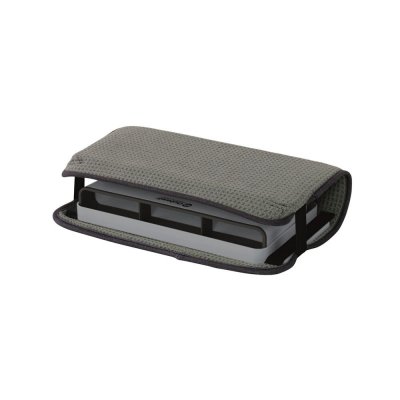 Folding dish rack that takes up little space in your pack.