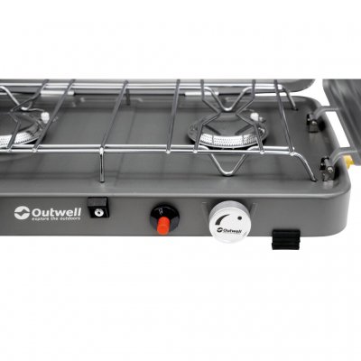 The grill grate can be removed for easy cleaning after cooking