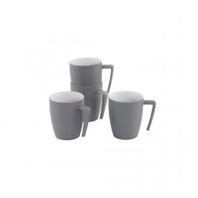 Outwell Gala Mug Set - 4 Person Grey Mist