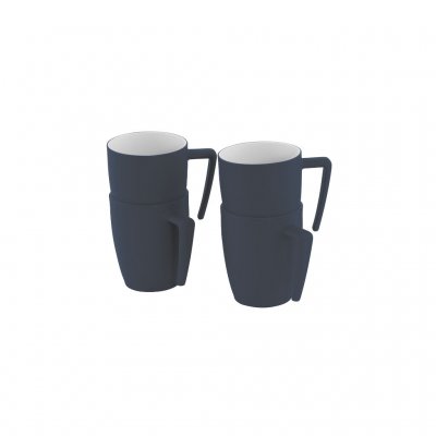Outwell Gala Mug Set - 4 Person Navy Night