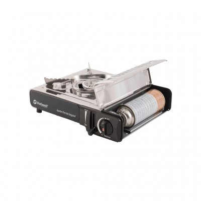 Gas bottle compartment on Outwell Appetizer Solo gas kitchen.