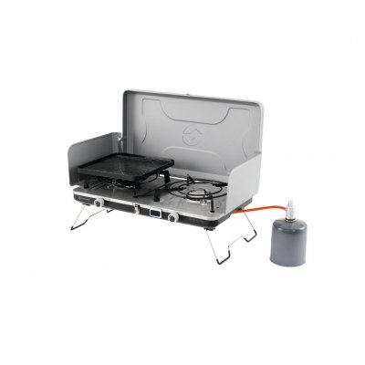 Regulator set for disposable gas canisters (EN417) included