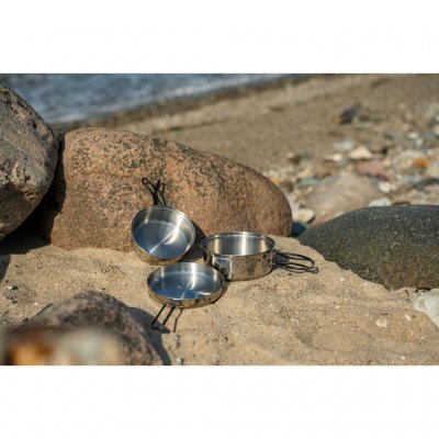 The pan set perfect for the adventure where low weight and durability are important