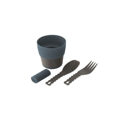 Mug, clutch, spoon and fork - meal's kit from Robens