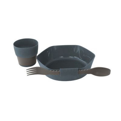 Bowl, spoon and fork and mugg- ideal for outdoor and camping