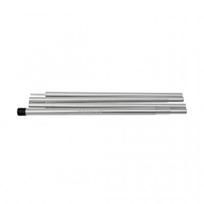 Telescopic tent pole that takes up little space when collapsed