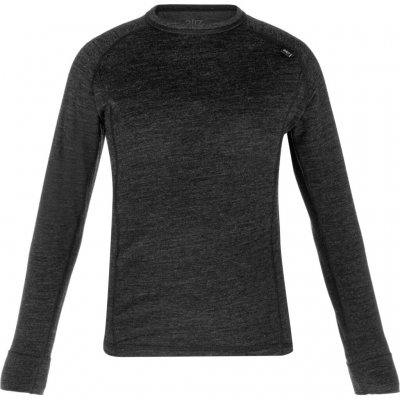 2117 Pauki Merino Base Layer Top Junior Grey Melange