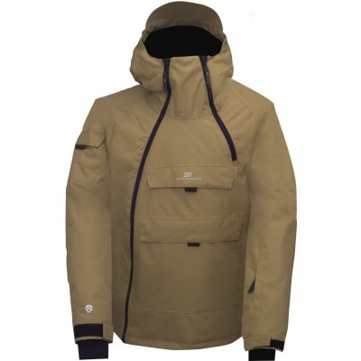 2117 Winter jacket Tybble in anorak model with practical full-length zipper, snow lock and taped seams to cope with active every