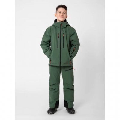 Ski pants for everyday use and skiing with zippers on the side, snow gaiter in the bottom and removable suspenders.