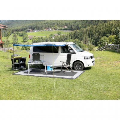 Brunner Balmat awning mat provides a lovely surface under the awning.