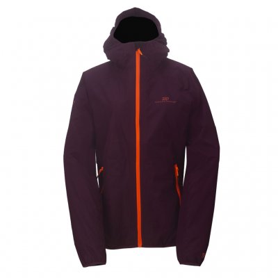 Rain and windproof shell jacket in women's model for hiking, camping and everyday.