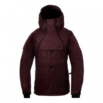 2117 Winter jacket Tybble in anorak model with practical full-length zipper, snow lock and taped seams to cope with active every