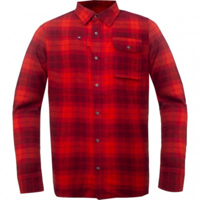 Practical and comfortable flannel shirt from Swedish 2117 manufactured in organic cotton and recycled polyester.