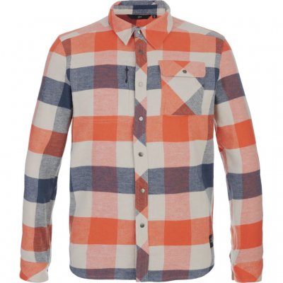 Practical and comfortable flannel shirt from Swedish 2117 manufactured in organic cotton and recycled polyester.