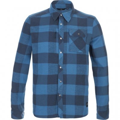 Practical and comfortable flannel shirt from Swedish 2117 manufactured in organic cotton and recycled polyester.